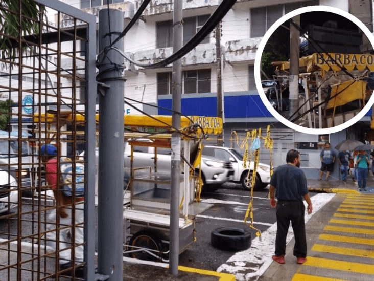 #Veracruz Reportan cables colgando cerca del #HospitaldeAltaEspecialidad