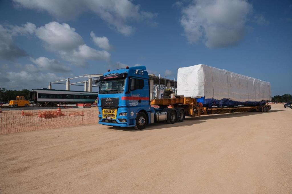 #QuintanaRoo Llegan a #Cancún vagones complementarios del&nbsp;#TrenMaya