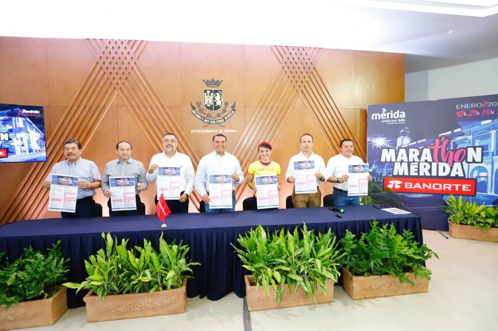 #Yucatán #RenánBarrera anuncia el Marat´hon Internacional #Mérida Banorte&nbsp;2024