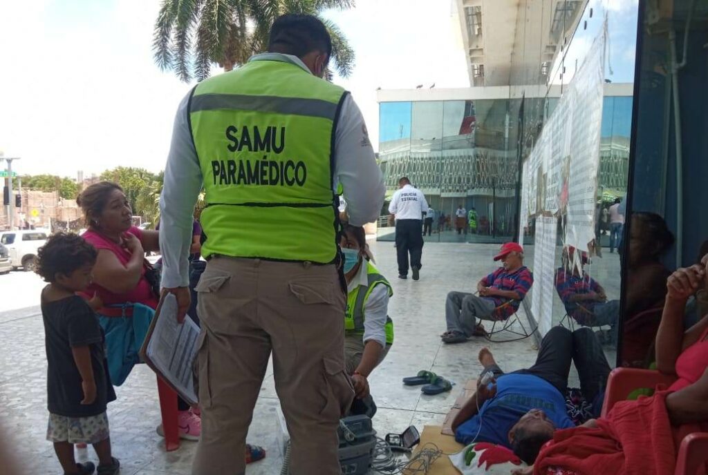 #Campeche Se enferman los&nbsp;desalojados