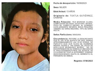 #Chiapas Aumentan reportes de&nbsp;desaparición