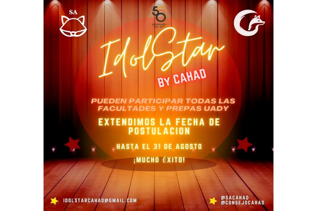 #Yucatán Presentan el concurso “#IdolStarbyCAHAD” 