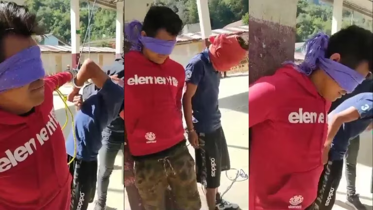 #Chiapas Pobladores retienen a dos hijos de la alcaldesa de #Mitontic; le exigen recursos por más de 5&nbsp;mdp