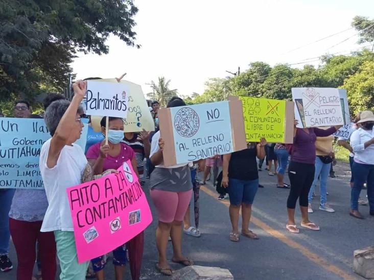 #Veracruz Bloquean carretera Veracruz – Xalapa; se niegan al relleno&nbsp;sanitario