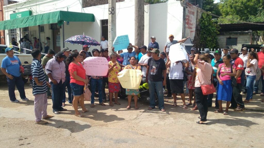 #Campeche Sacuden protestas a CFE en Los&nbsp;Chenes