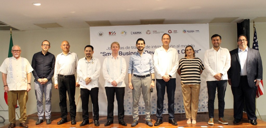 #Yucatán Líderes del sureste de #México se reúnen para analizar la aplicación al Modelo Small Business Development Center en la&nbsp;región