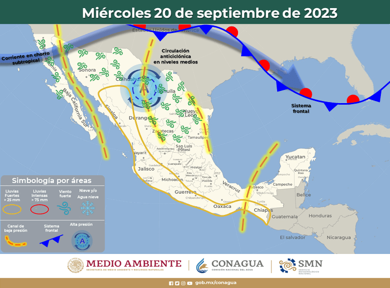 #QuintanaRoo Anuncia #SMN algunos chubascos 