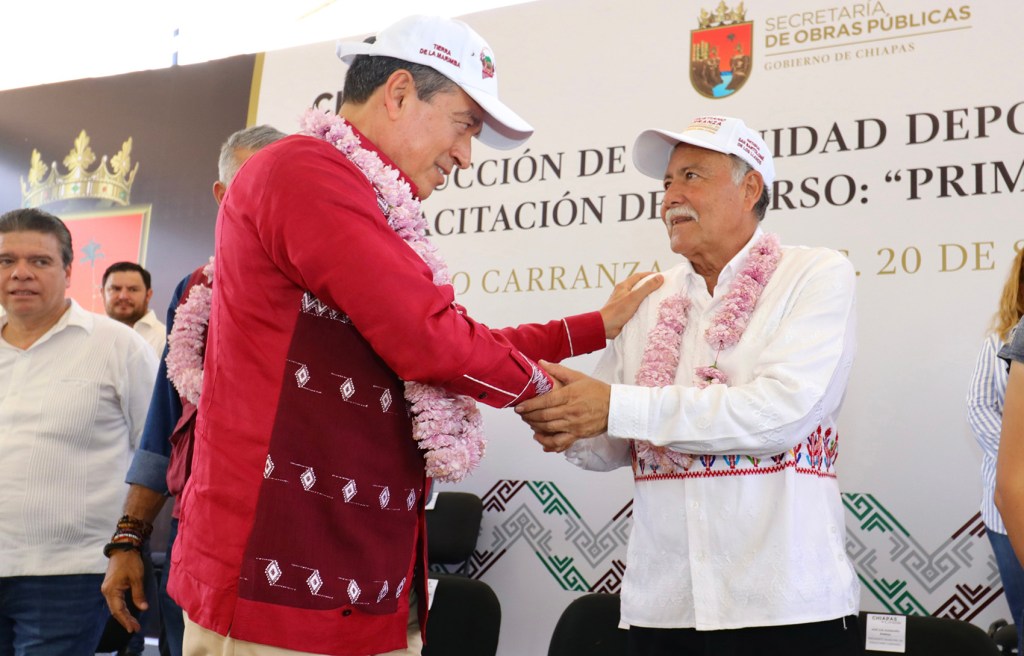 #Chiapas Inaugura Escandón construcción de Unidad&nbsp;Deportiva
