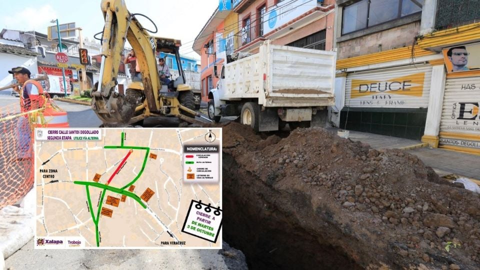 #Veracruz Este 3 de octubre, cambian rutas alternas por obra en Santos Degollado en&nbsp;Xalapa