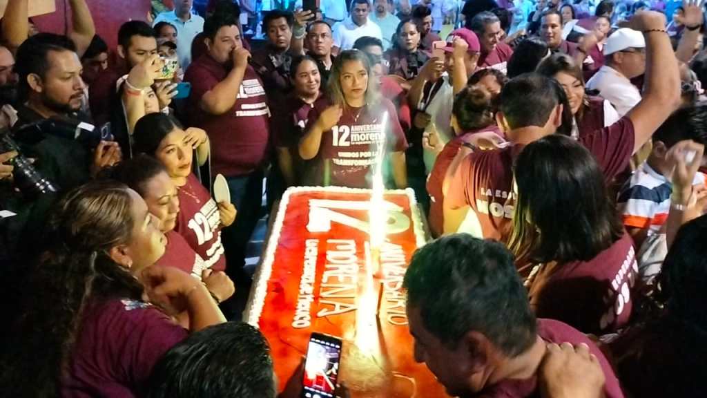 #QuintanaRoo Celebra #Morena 12 años de su fundación, con mega evento en&nbsp;#Cancún