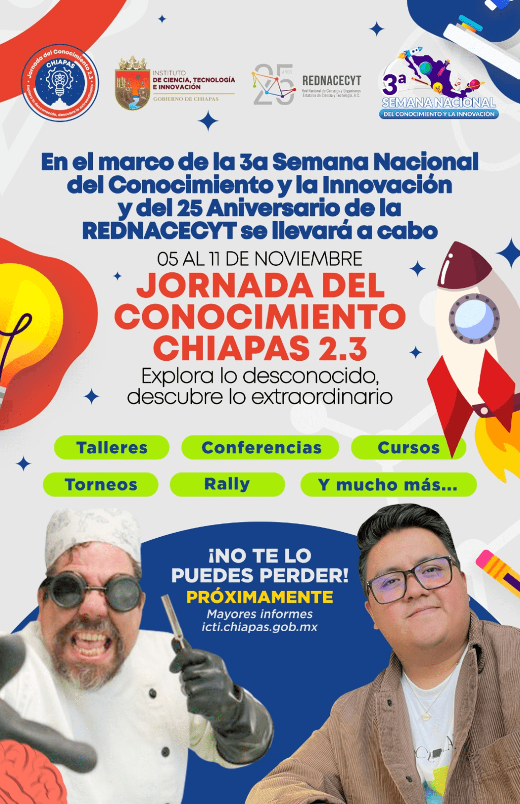 #Chiapas Próximamente, la Jornada del Conocimiento&nbsp;2023