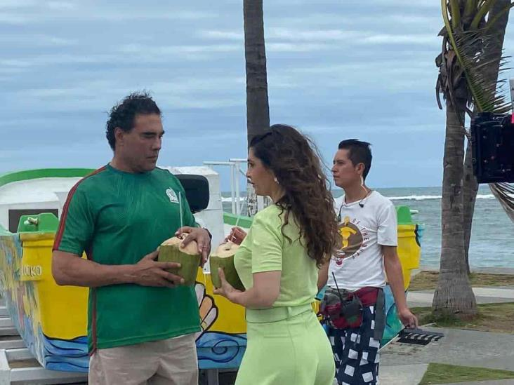 #Veracruz Graban telenovela «Golpe de Suerte» en playas del Puerto&nbsp;Jarocho