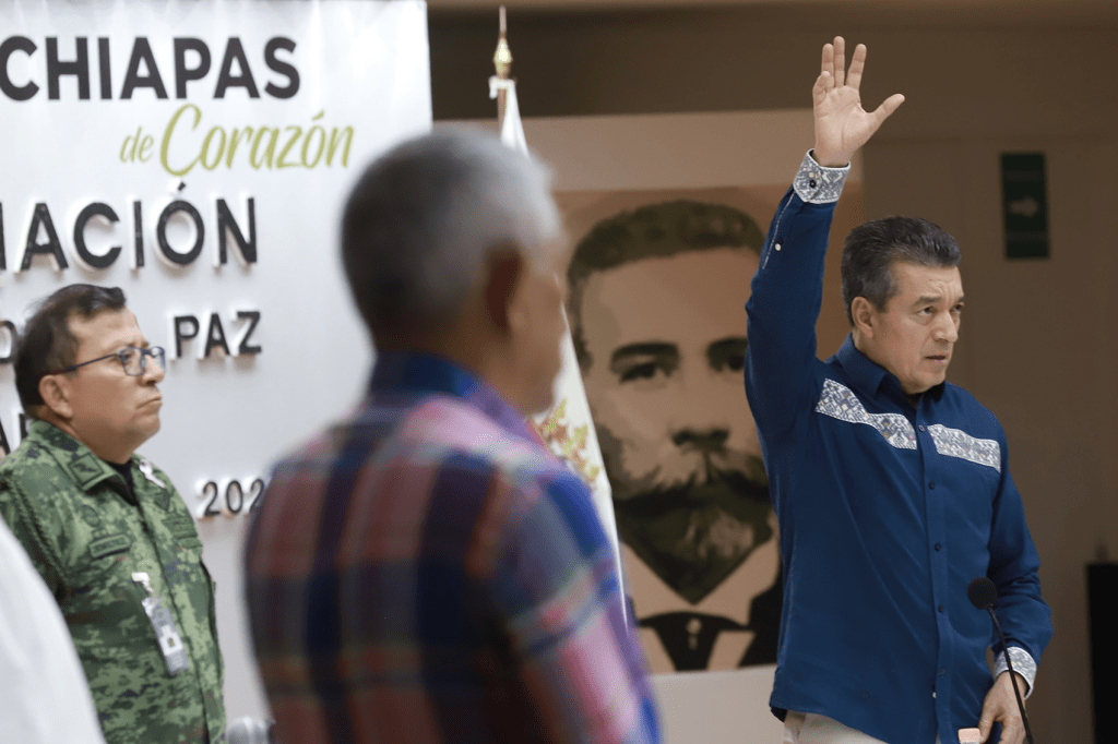 #Chiapas Reconoce #RutilioEscandón al pueblo por disposición al diálogo para resolución de conflicto en&nbsp;#Altamirano