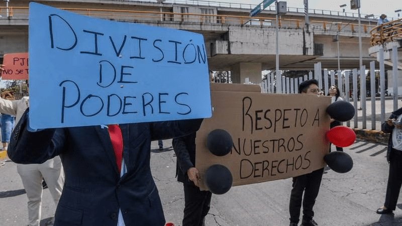 #CDMX  Poder Judicial protesta en la 10 puntos de la capital del&nbsp;país