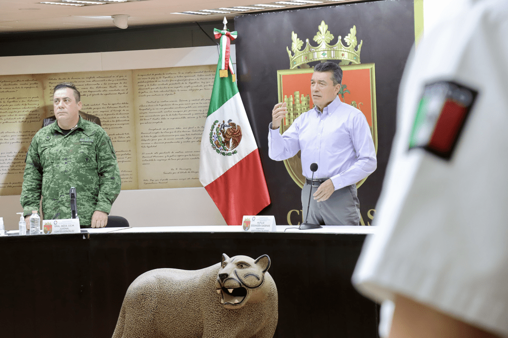 #Chiapas Desde la Mesa de Seguridad, #RutilioEscandón reitera el llamado a extremar precauciones por&nbsp;lluvias