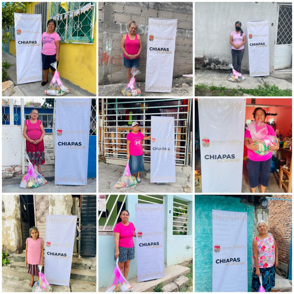 #Chiapas Secretaría de #Bienestar entrega despensas a mujeres que luchan contra el cáncer de&nbsp;mama