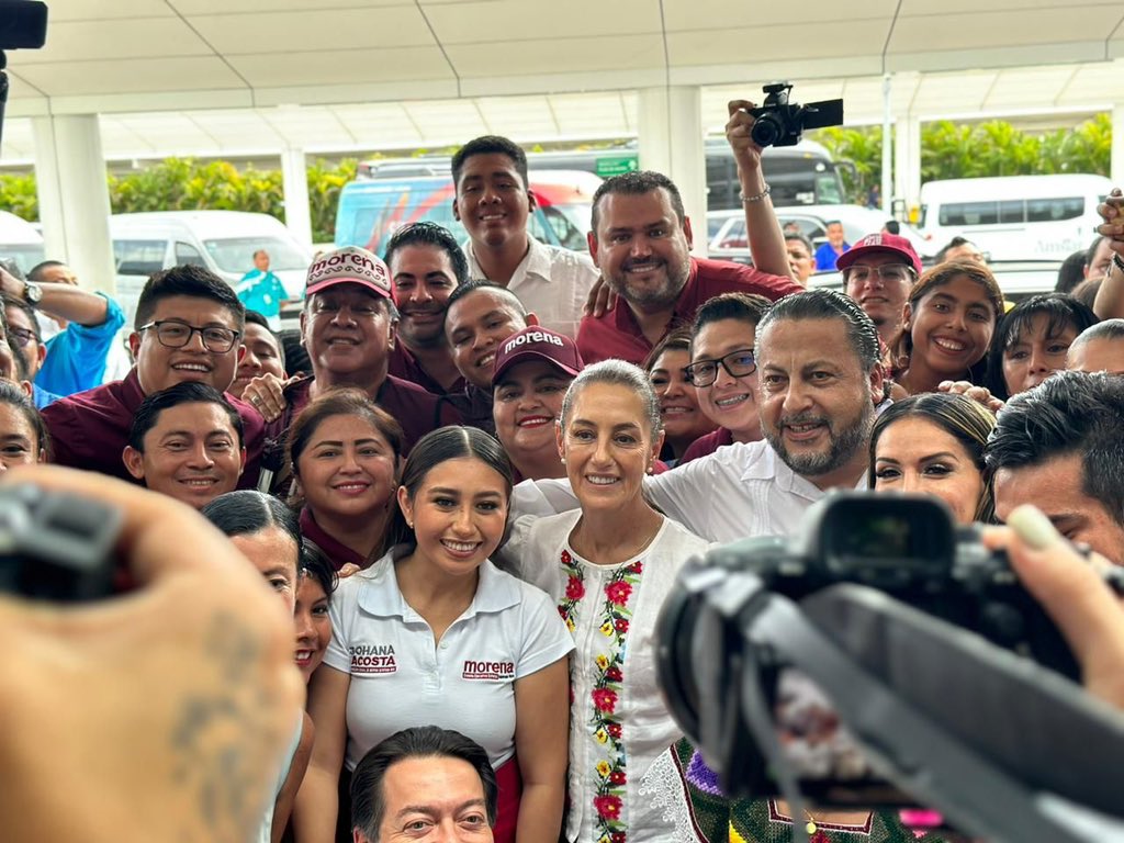 #QuintanaRoo Arriba #ClaudiaSheinbaum a #Cancún, para gira ‘exprés’ en el&nbsp;estado