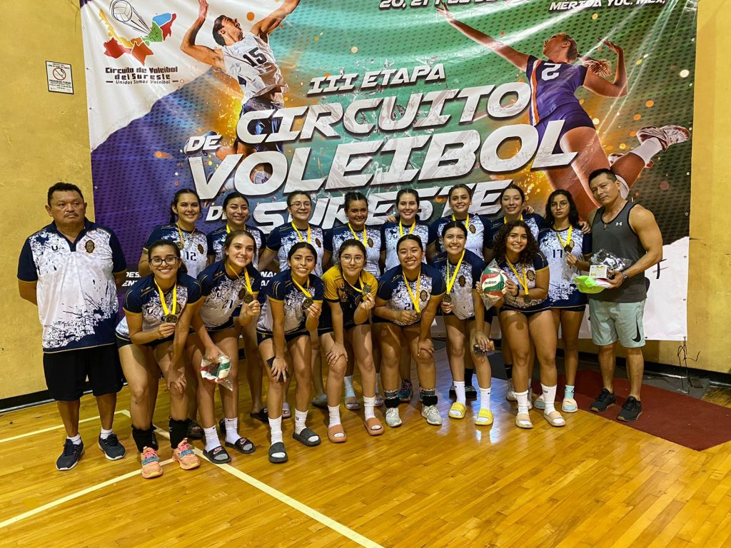 #Yucatán Las Jaguares se coronan en el Circuito de Voleibol del&nbsp;Sureste