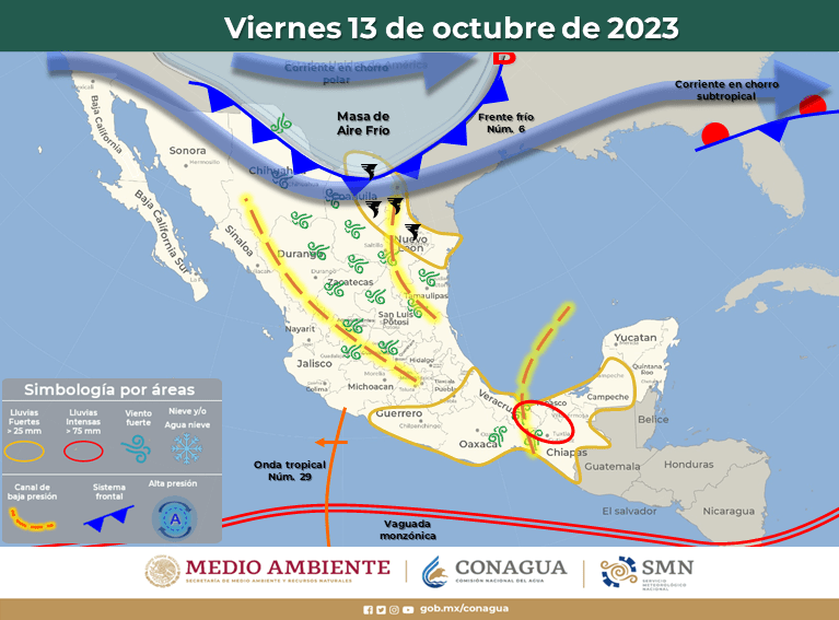 #QuintanaRoo Algunos Chubascos para este fin de&nbsp;semana