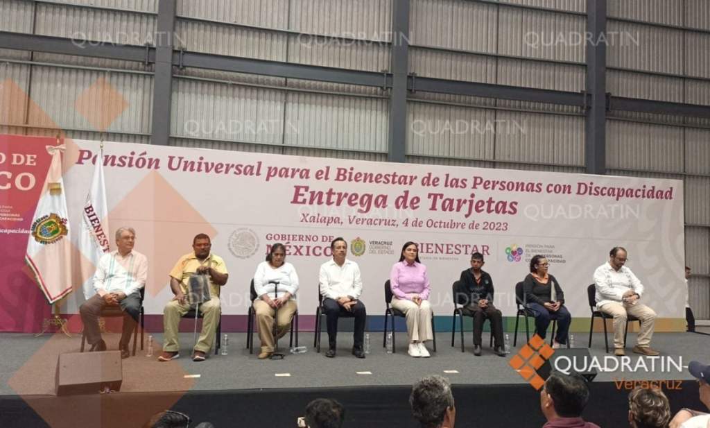 #Veracruz, primer estado en cumplir meta de pensión a personas&nbsp;discapacitadas