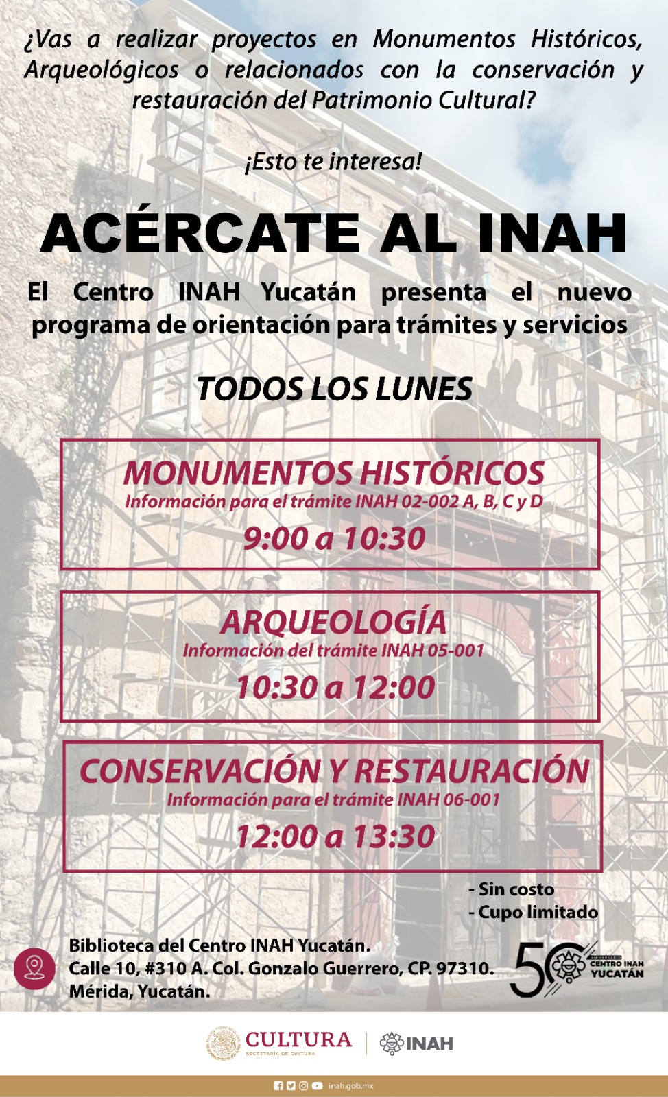#Yucatán #INAH presenta nuevo programa tramites y&nbsp;servicios