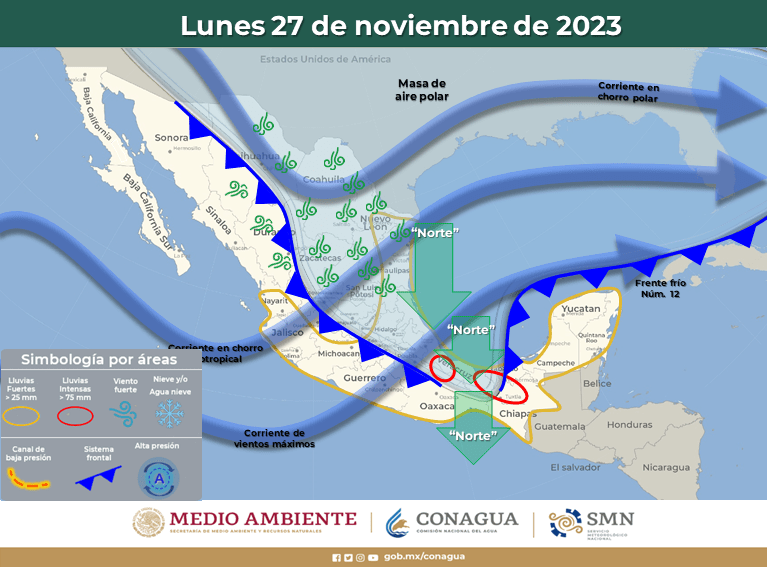 #QuintanaRoo Advierte #SMN lluvias fuertes para la&nbsp;entidad