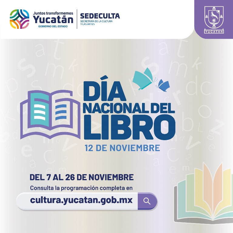 #Yucatán #Sedeculta celebra Día Nacional del Libro con cartelera especial 