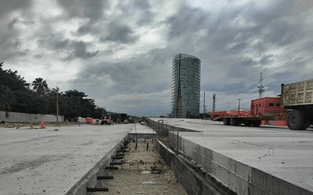 #Chiapas ¡Ya casi! Construcción del paso a desnivel «Torre Chiapas» avanza al&nbsp;80%