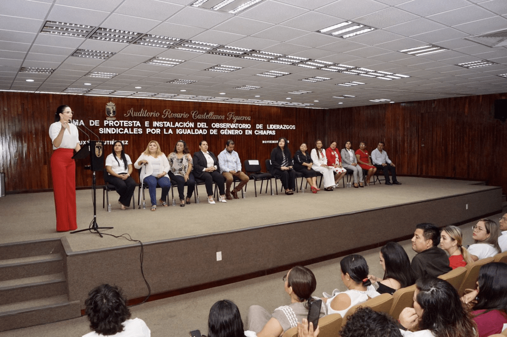 #Chiapas es pionero en instalar el primer Observatorio de Liderazgos Sindicales por la Igualdad de&nbsp;Género