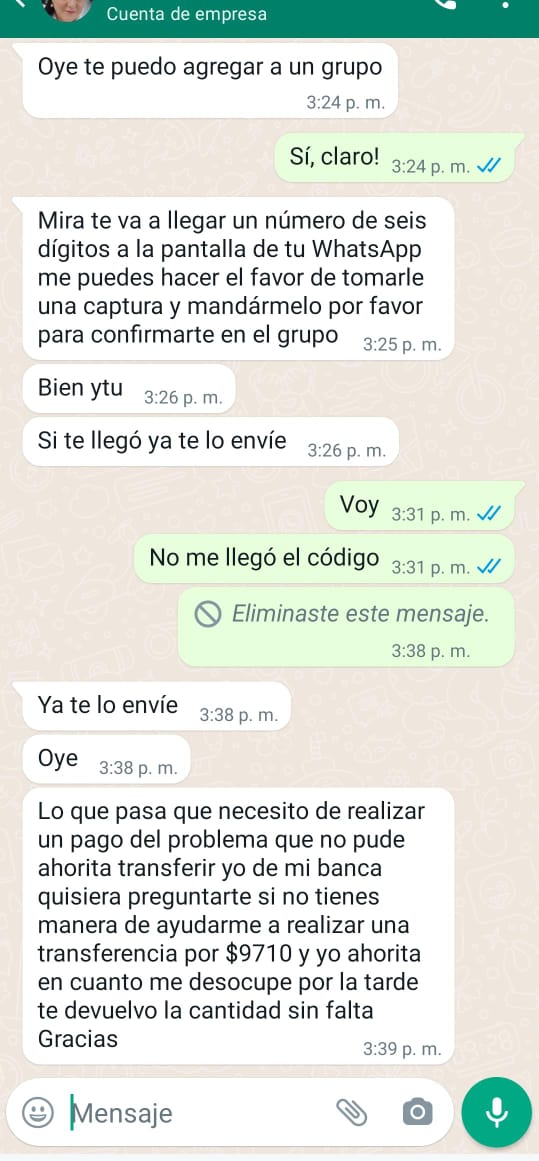 #QuintanaRoo Se desatan casos de suplantación de identidad en cuentas de #Whatsapp de #Cancún y&nbsp;#Chetumal