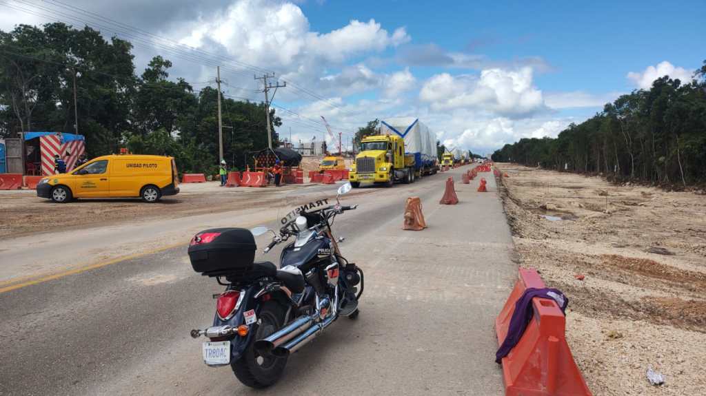 #QuintanaRoo Arriba tercer lote de vagones del #TrenMaya a&nbsp;#Cancún