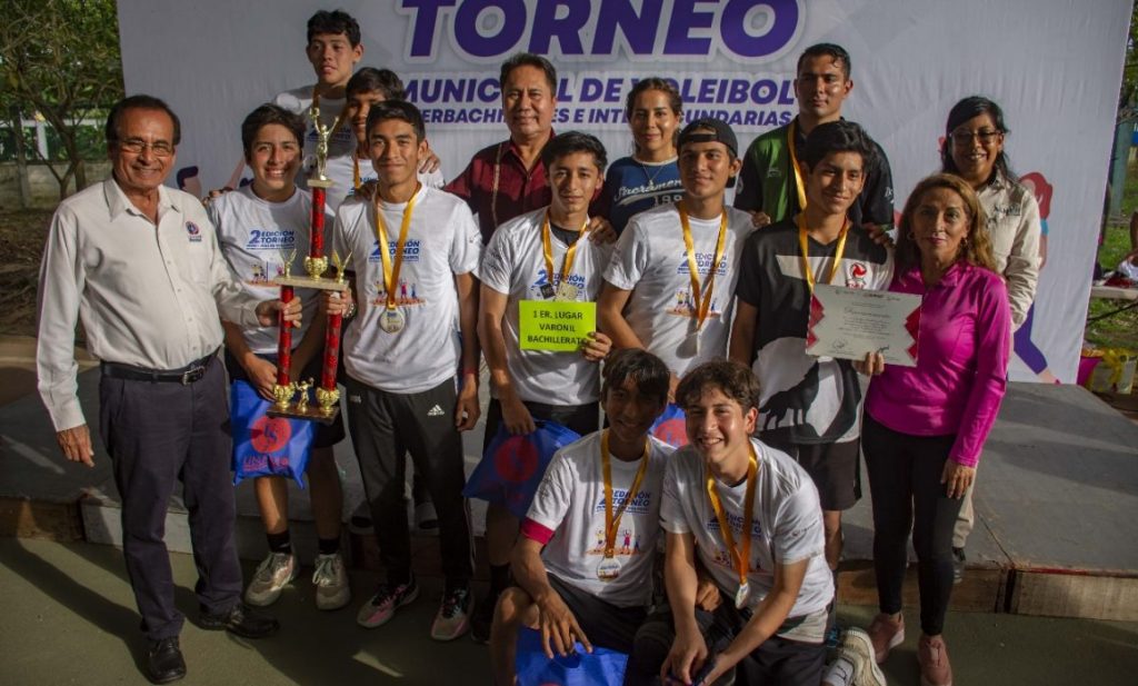 #Veracruz En Coatzacoalcos, premian a ganadores del Torneo Municipal de&nbsp;Voleibol