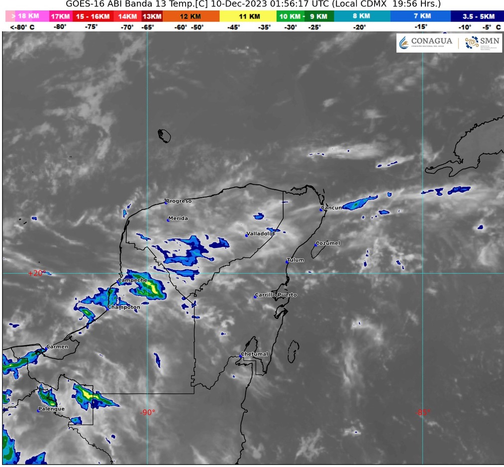 #QuintanaRoo Domingo con lluvias fuertes:&nbsp;#SMN