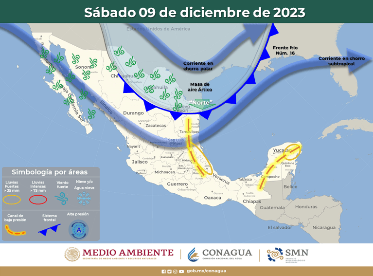 #QuintanaRoo Avisan de lluvias fuertes para la&nbsp;entidad
