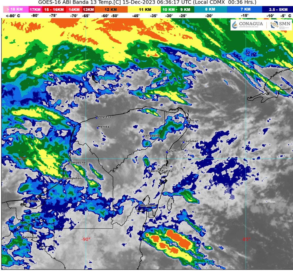 #QuintanaRoo  Avisa #SMN que habrá lluvias fuertes en el&nbsp;estado