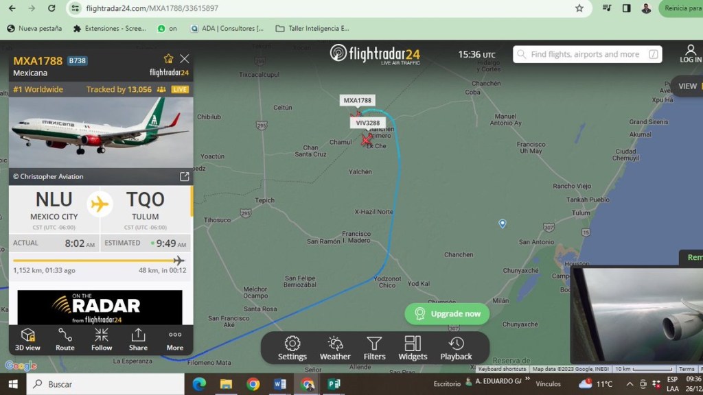 #QuintanaRoo Desvían a #Mérida vuelo inaugural de #Mexicana al aeropuerto de #Tulum, por banco de&nbsp;niebla