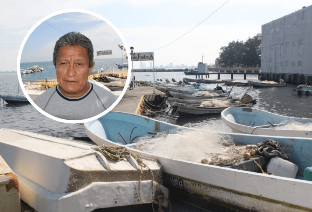 #Veracruz Pescadores resguardan lanchas en playas del puerto Jarocho por norte violento de 120&nbsp;km/h