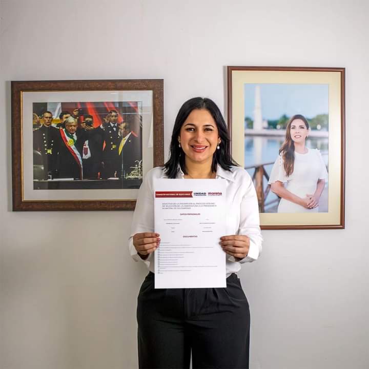 #QuintanaRoo Anuncia #EstefaníaMercado registro por #Morena para buscar la presidencia municipal de&nbsp;#Solidaridad