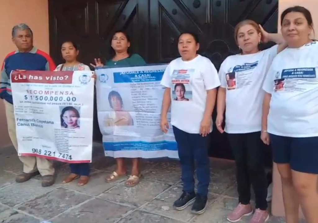 #QuintanaRoo Protestan madres de desaparecidos frente a la Casa del Gobierno, en&nbsp;Cancún