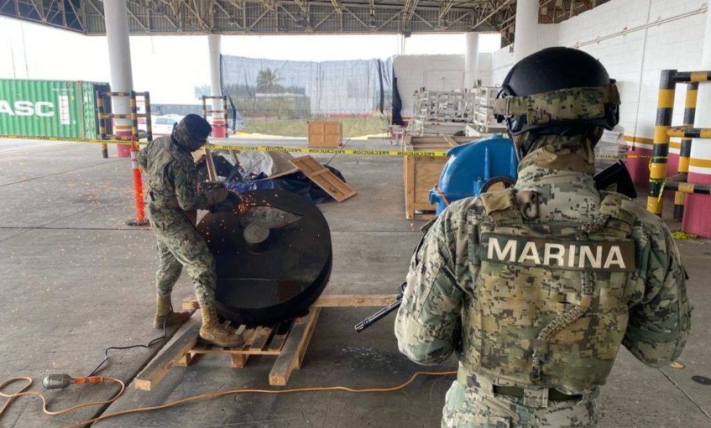 #Veracruz Asegura Marina 80.66 kilogramos de metanfetamina en puerto de&nbsp;Veracruz