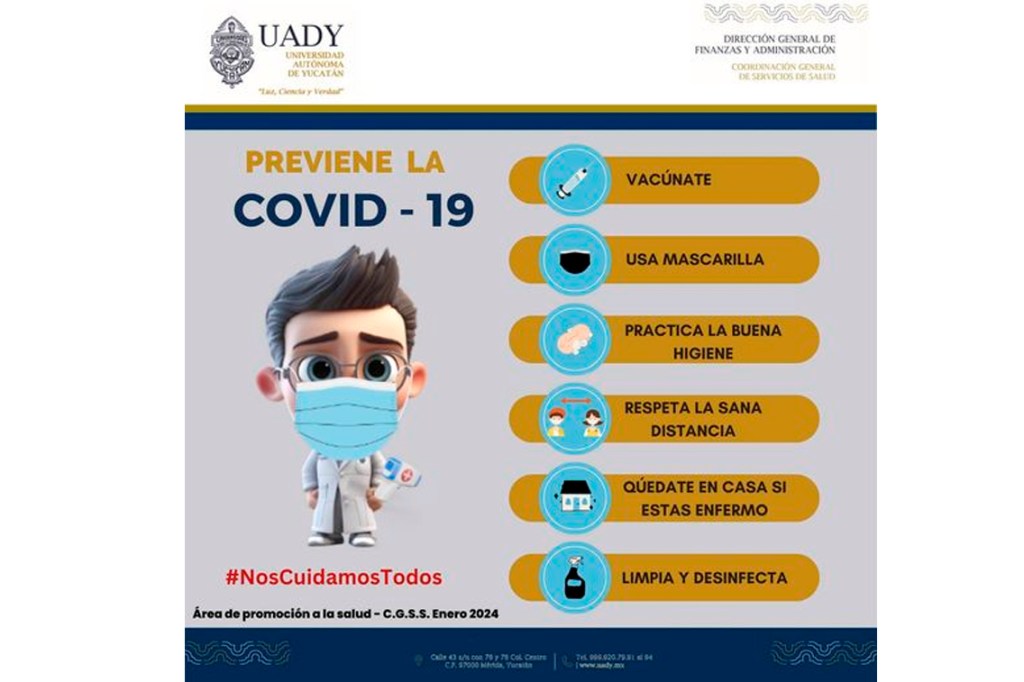 #Yucatán Hacen un llamado a vacunarse contra la Influenza y Covid-19 