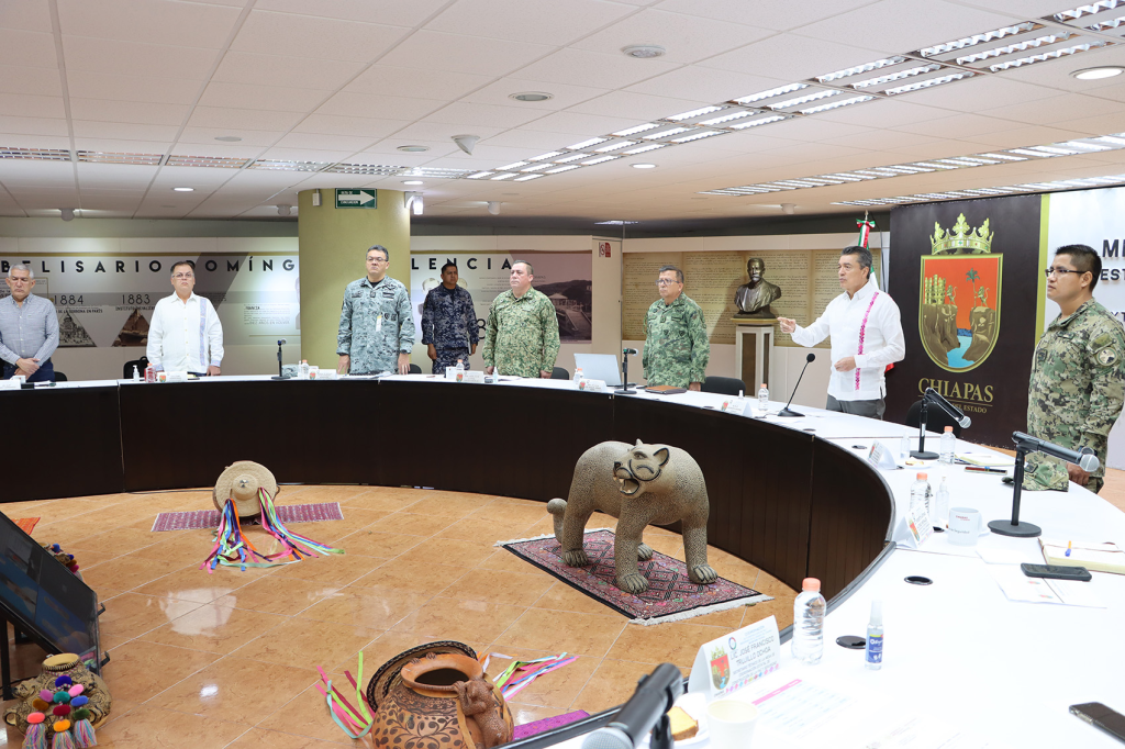 #Chiapas Desde la Mesa de Seguridad, #RutilioEscandón reiteró el llamado a evitar los incendios&nbsp;forestales