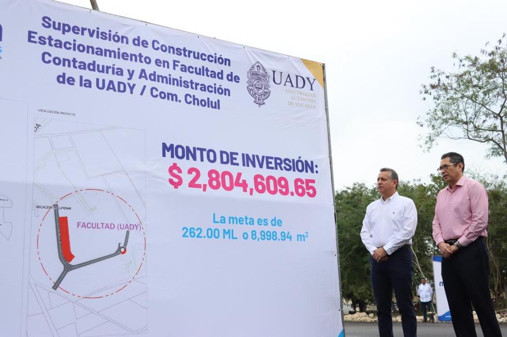 #Yucatán Avanza la construcción del estacionamiento del nuevo edificio de #FCA  