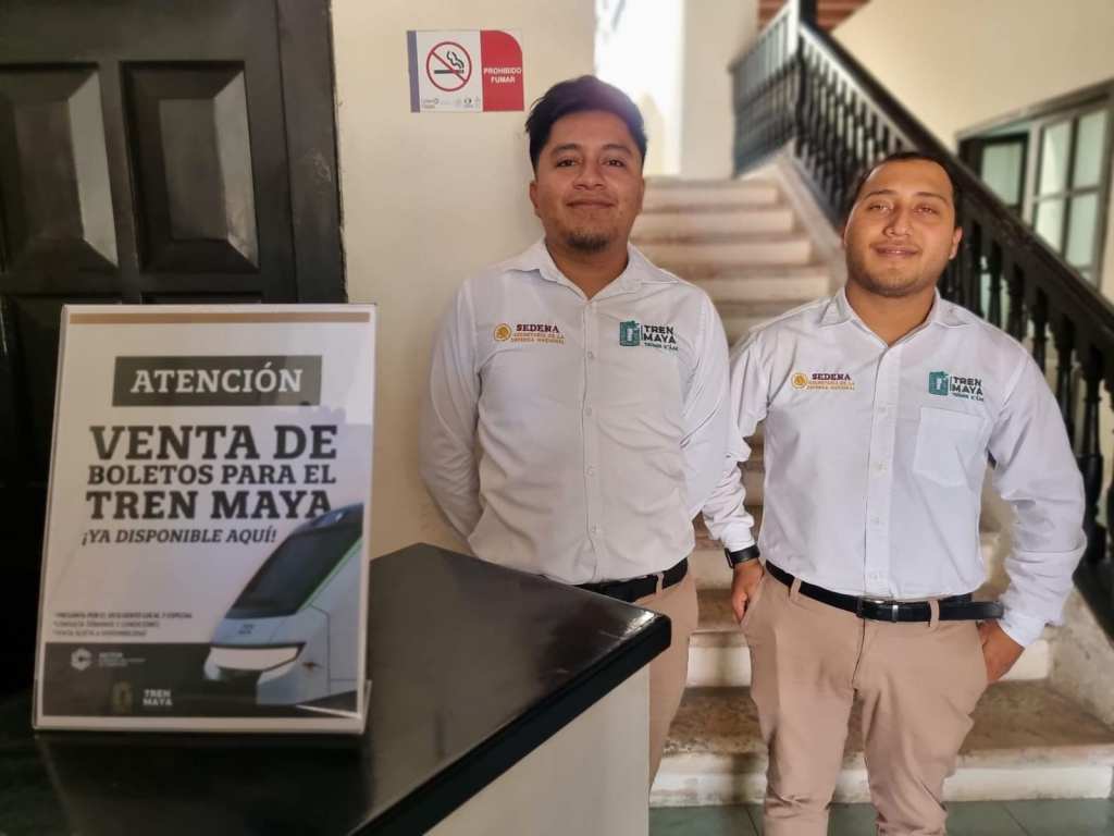 #Campeche Acercan módulos boletos del Tren Maya en el&nbsp;Centro