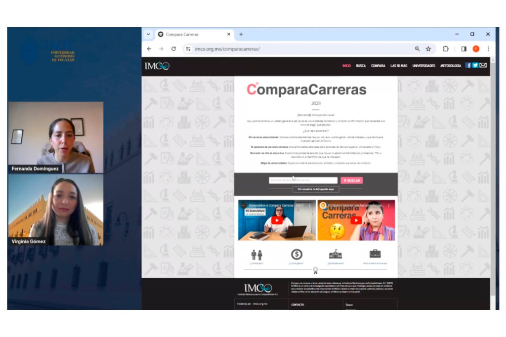 #Yucatán Presentan herramienta para comparar carreras&nbsp;profesionales