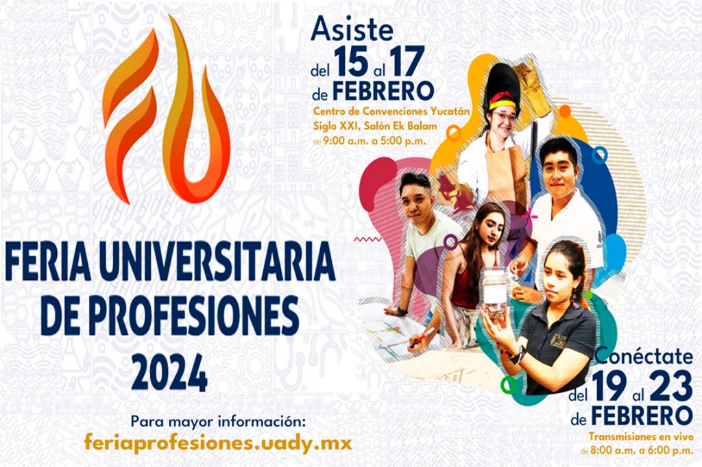 #Yucatán Reiteran llamado para participar en la Feria Universitaria de Profesiones&nbsp;2024