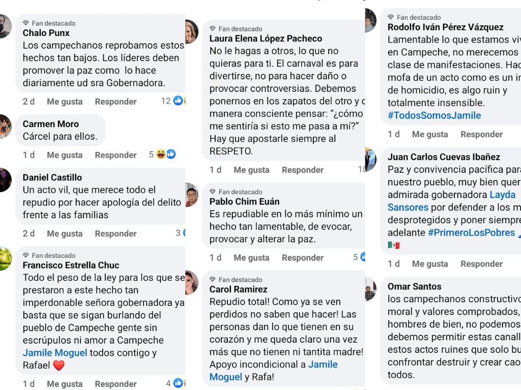 #Campecha Acto de vileza hacer apología del delito:&nbsp;#LaydaSansores