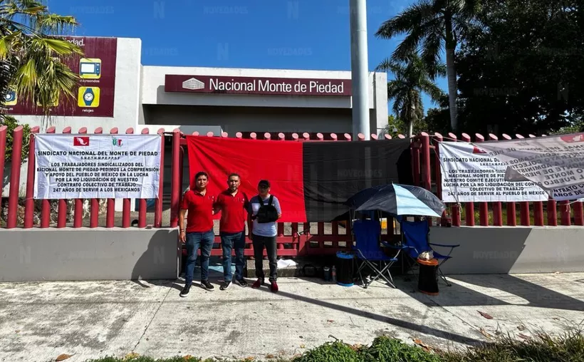 #QuintanaRoo Huelga en el #MontedePiedad: Trabajadores de #Chetumal se unen al paro&nbsp;Nacional