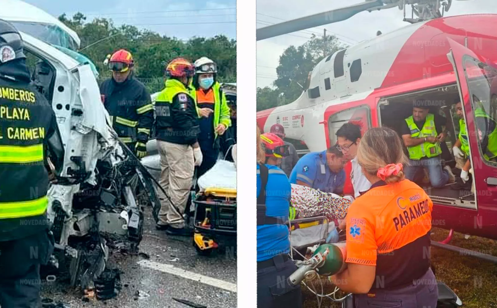#QuintanaRoo Trágico accidente carretero deja 5 turistas argentinos muertos y 1 mexicano entre #PlayadelCarmen y&nbsp;#Tulum.