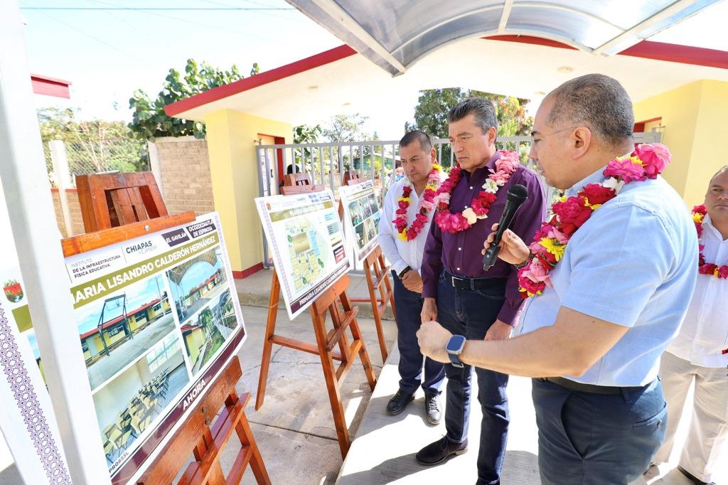 #Yucatán Inaugura #RutilioEscandón aulas en la Primaria #LisandroCalderónHernández de&nbsp;#Ocozocoautla